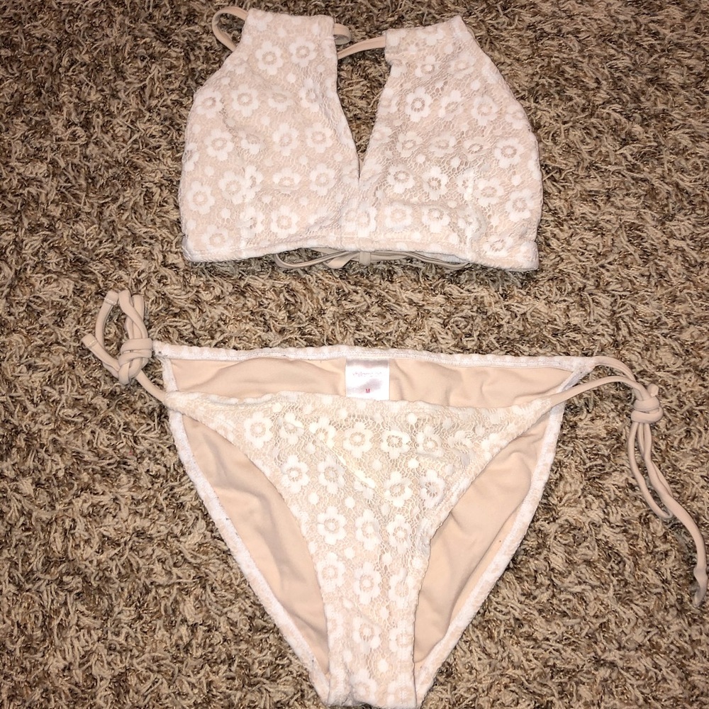 High-neck string Bikini